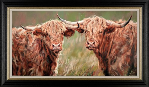 Companions by Debbie Boon - Framed Limited Edition on Canvas