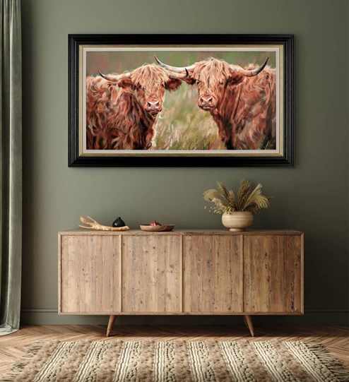 Companions by Debbie Boon - Limited Edition on Canvas wall setting